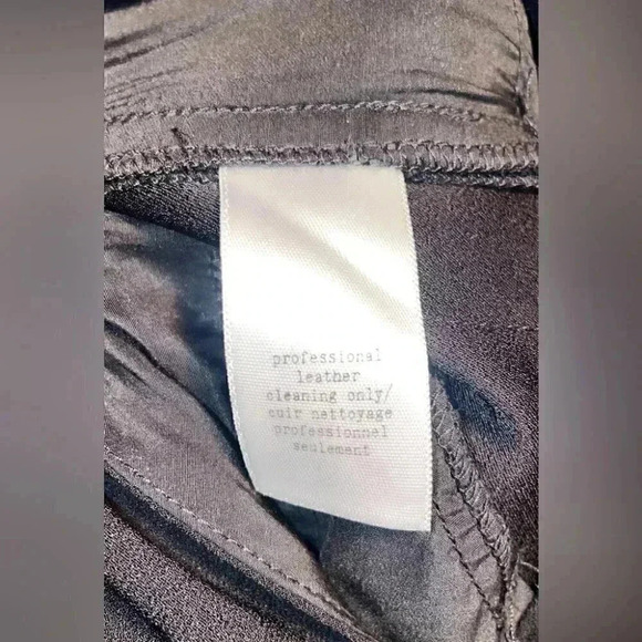 Rag and bone day 2 nite stylish black sleeveless leather trim jumpsuit romper 6 - Picture 5 of 6